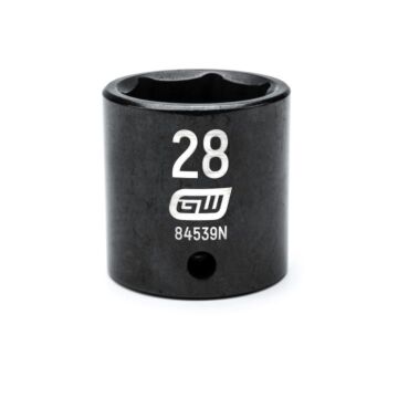 GearWrench 1/2" Drive 6 Point 28mm Standard Impact Socket