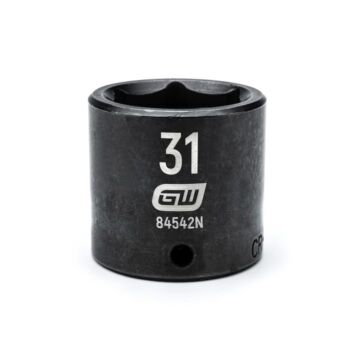 GearWrench 1/2" Drive 6 Point 31mm Standard Impact Socket