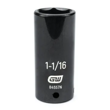GearWrench 1/2" Drive 6 Point 1-1/16" Deep Impact Socket