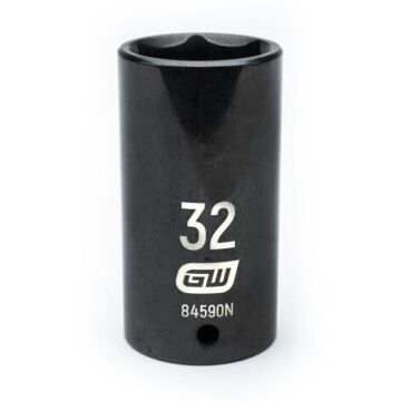 GearWrench 1/2" Drive 6 Point 32mm Deep Impact Socket