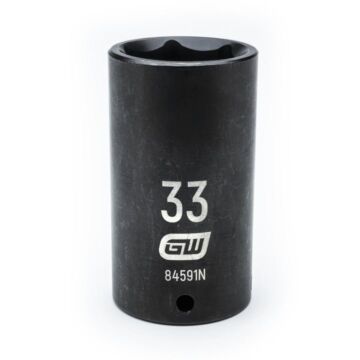 GearWrench 1/2" Drive 6 Point 33mm Deep Impact Socket