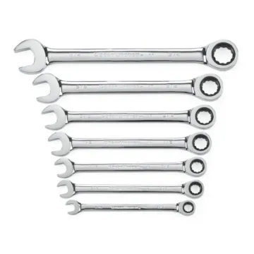 GearWrench 7 Pc. Combination Ratcheting Wrench Set SAE