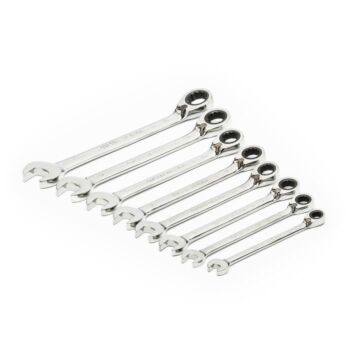 GearWrench 8 Pc. Reversible Combination Ratcheting Wrench Set Metric