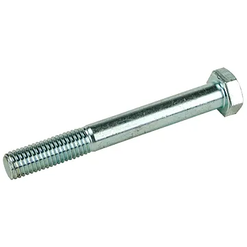 12 mm - 1.75 x 100 mm Hex Head Bolt, Coarse Thread, Zinc 