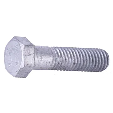 1/2"-13 x 2" Hex Head Bolt, Coarse Thread, Galvanized 