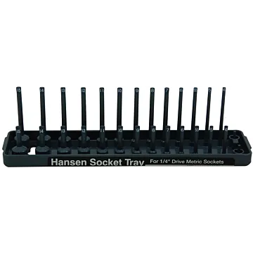 Hansen Global ABS Plastic Gray Fits Most US and Foreign Made Sockets 2-Row Socket Tray