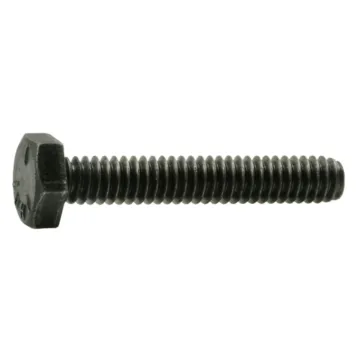 1/4"-20 x 1-1/2" Hex Head Bolt, Left-Hand Coarse Thread, Zinc 