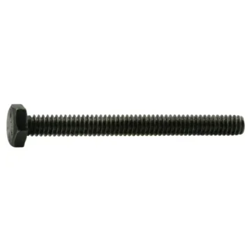 1/4"-20 x 2-1/2" Hex Head Bolt, Left-Hand Coarse Thread, Zinc 