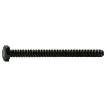 1/4"-20 x 3" Hex Head Bolt, Left-Hand Coarse Thread, Zinc 