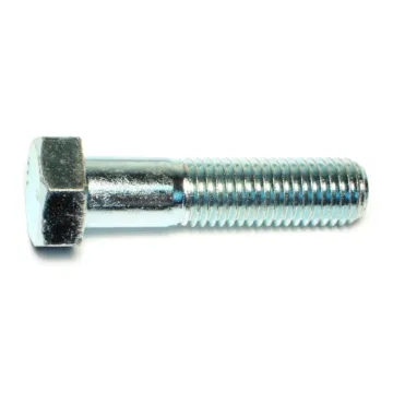 18 mm - 2.50 x 75 mm Hex Head Bolt, Coarse Thread, Zinc 
