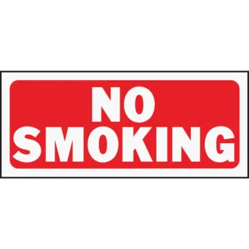HY-KO Hy-Ko Plastic Sign, No Smoking