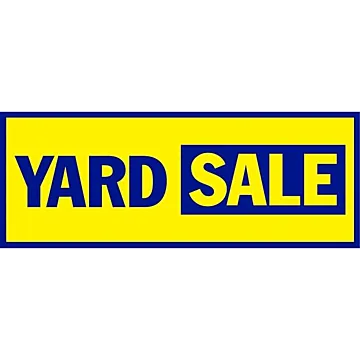 HY-KO Sign Yard Sale Banner 4 Ft