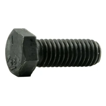 3/8"-16 x 1" Hex Head Bolt, Left-Hand Coarse Thread, Zinc 
