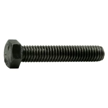 3/8"-16 x 2" Hex Head Bolt, Left-Hand Coarse Thread, Zinc 