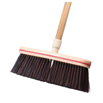 Harper Upright Broom 12" Stiff Bristles