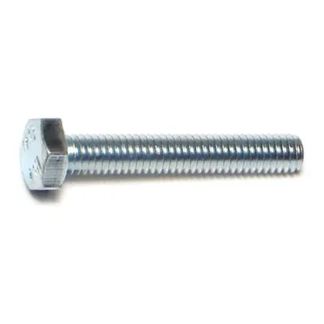 4 mm - 0.70 x 25 mm Hex Head Bolt, Coarse Thread, Zinc 