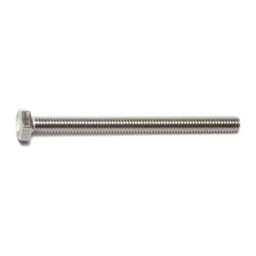 4 mm - 0.70 x 50 mm Hex Head Bolt, Coarse Thread, Stainless Steel 