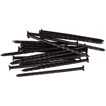MAZE H525S050 Post and Frame Nail, Hand Drive, 16D, 3-1/2 in L, Steel, Brite, Spiral Shank