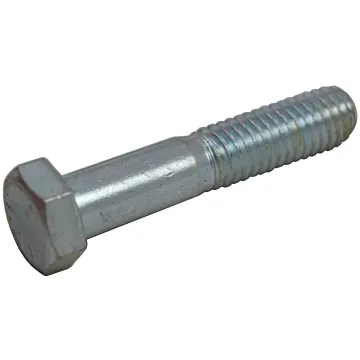1/4"-20 x 1" Hex Cap Screw, Coarse Thread, Zinc 