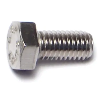 5 mm - 0.80 x 10 mm Hex Head Bolt, Coarse Thread, Stainless Steel 