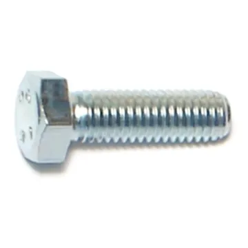 5 mm - 0.80 x 16 mm Hex Head Bolt, Coarse Thread, Zinc 