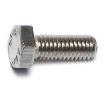 6 mm - 1.00 x 16 mm Hex Head Bolt, Coarse Thread, Stainless Steel 