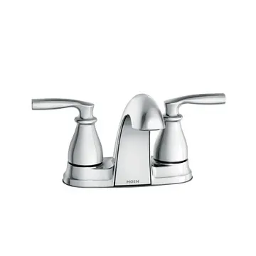 Moen 84532 Chrome Two-Handle Low Arc Bathroom Faucet