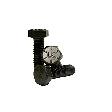 1-1/4"-7 x 10" Hex Cap Screw, Coarse Thread, Yellow Zinc 