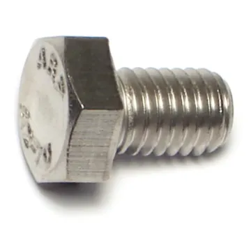 8 mm - 1.25 x 12 mm Hex Head Bolt, Coarse Thread, Stainless Steel 