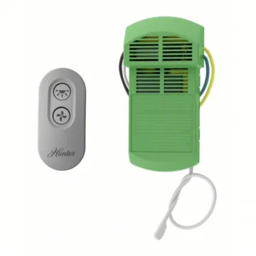 Hunter Gray Plastic Remote Control for Fan w/ Receiver