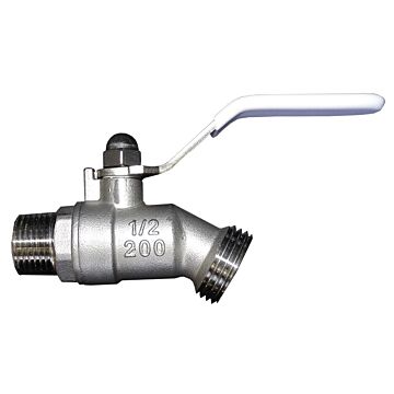 Merrill Brass/SS/PVC Ball Valve - 1/2 in. x 3/4 in. MIP x Hose Bib