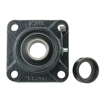KML 4 Bolt Flange Bearing, 1" Locking Collar, Extended Race HCFS20516