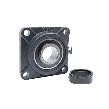 KML 4 Bolt Flange Bearing, 1-1/8" Locking Collar, Extended Race HCFS20618