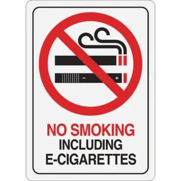 HY-KO Hy-Ko Plastic Sign, No Smoking Including E-Cig
