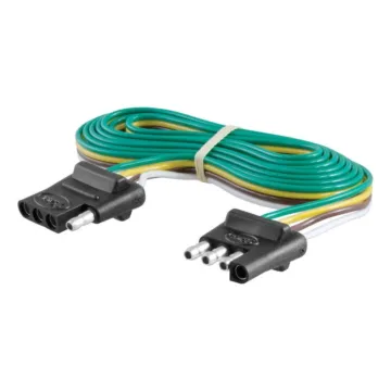 Curt Manufacturing Curt 58050 72 in 16 ga Rubber 4-Way Wire Flat Extension