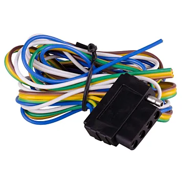 Curt Manufacturing Curt 58530 Rubber 60 in Length Wire 5-Way Flat Connector