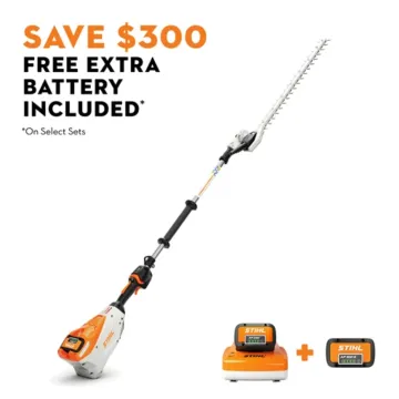 STIHL HLA 135 (0°) Battery-Powered Extended-Reach Hedge Trimmer (Bare Tool)