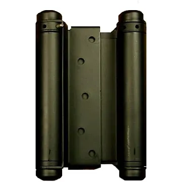 Hinge Outlet 60 lb 1-1/8 to 1-1/2 in Matte BlackAdjustable Medium Duty Double Action Spring Hinge