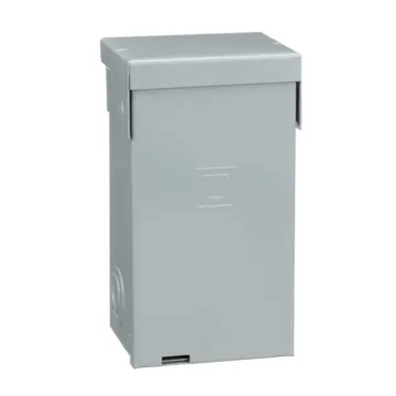 Square D Enclosed circuit breaker, Homeline, 2 pole, 50A, NEMA 3R, ground fault interrupt