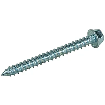 Titan™ #14 2-1/2 in Hex Washer Head Slotted Sheet Metal Screw