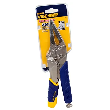 Irwin IRWIN Vise-Grip Locking Pliers, Fast Release, Long Nose With Wire Cutter, 9-Inch