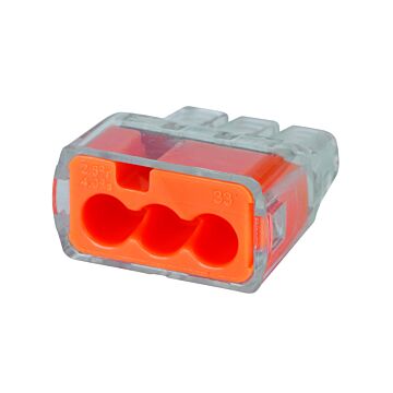 Ideal Industries Push-In Conn 33 Org 3p Bag 10