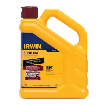 Irwin Strait-Line Permanent Staining Marking Chalk (Crimson Red) 2 lb