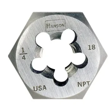 Irwin IRWIN® 1/4 - 18 NPT 5/8 in 1-1/4 in Hexagon Die