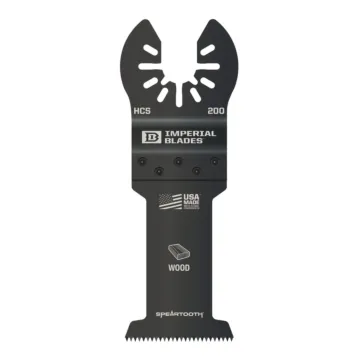 Imperial Blades IBOA200-1 One Fit™ 1-3/8" Speartooth Fast Cut Wood Blade, 1PC