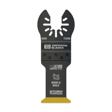 Imperial Blades IBOAT336-1 One Fit™ 1-1/4" Storm Titanium Wood & Nails Blade, 1PC