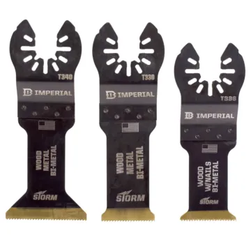 Imperial Blades IBOATV-6 One Fit™ Storm Titanium Metal/Wood Variety Pack, 6PC + Free Case