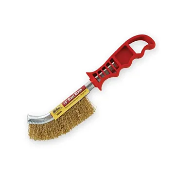 IVY Classic® 10 in Brass Coated Steel Scratch Brush