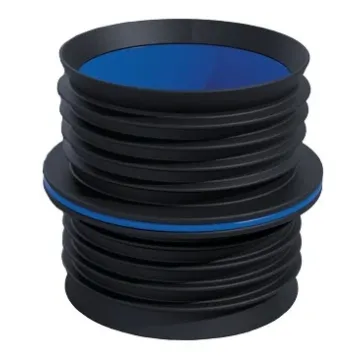 Fernco 4 in ABS Black Drain Coupler
