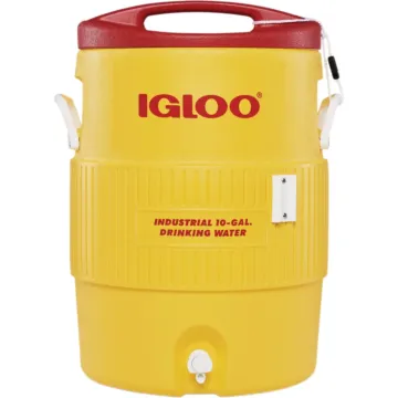 Igloo Industrial Water Jug w/ Cup Dispenser Bracket (Yellow) 10 gal